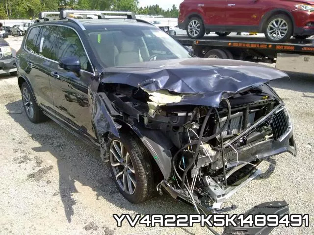 YV4A22PK5K1489491 2019 Volvo XC90, T6