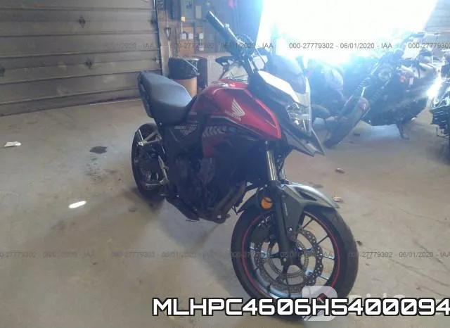 MLHPC4606H5400094 2017 Honda CB500, Xa - Abs