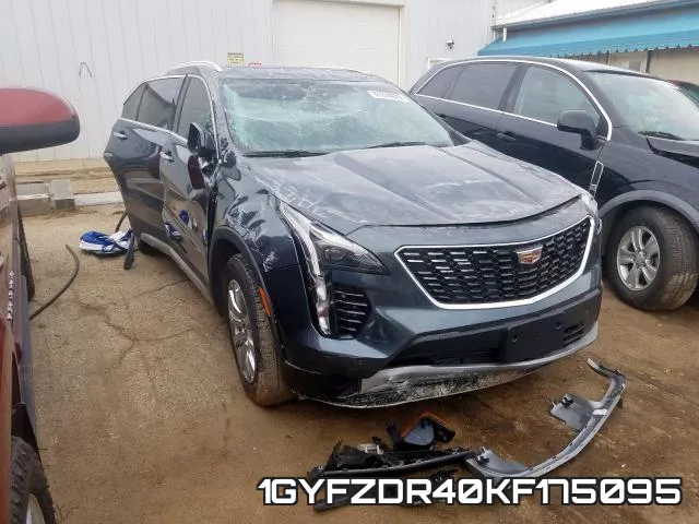 1GYFZDR40KF175095 2019 Cadillac XT4, Premium Luxury