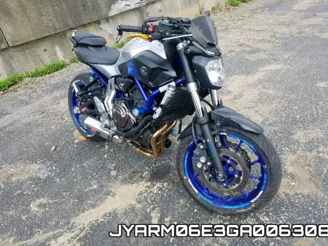 JYARM06E3GA006308 2016 Yamaha FZ07