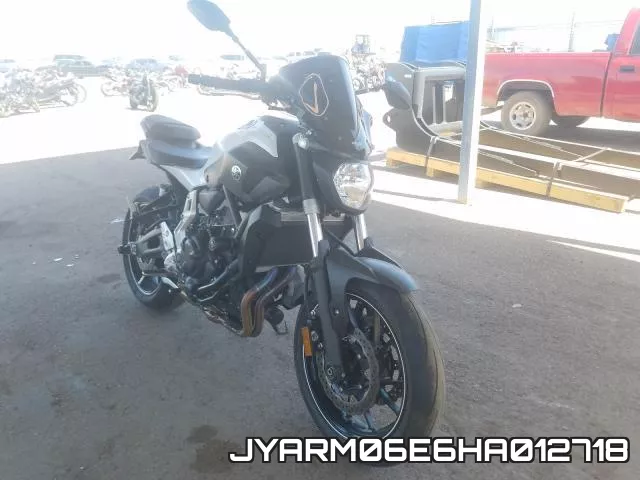 JYARM06E6HA012718 2017 Yamaha FZ07