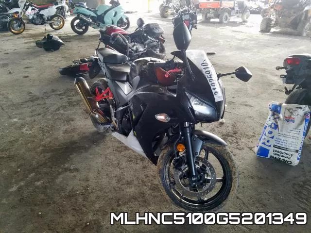 MLHNC5100G5201349 2016 Honda CBR300, R