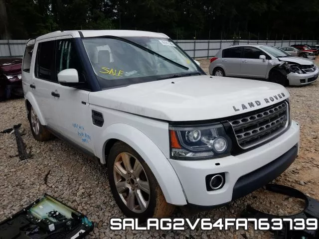 SALAG2V64FA763739 2015 Land Rover LR4, Hse