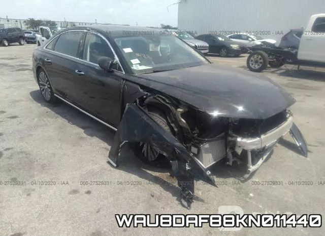 WAU8DAF88KN011440 2019 Audi A8, L