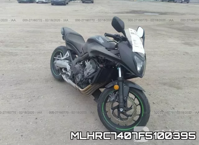 MLHRC7407F5100395 2015 Honda CBR650, F