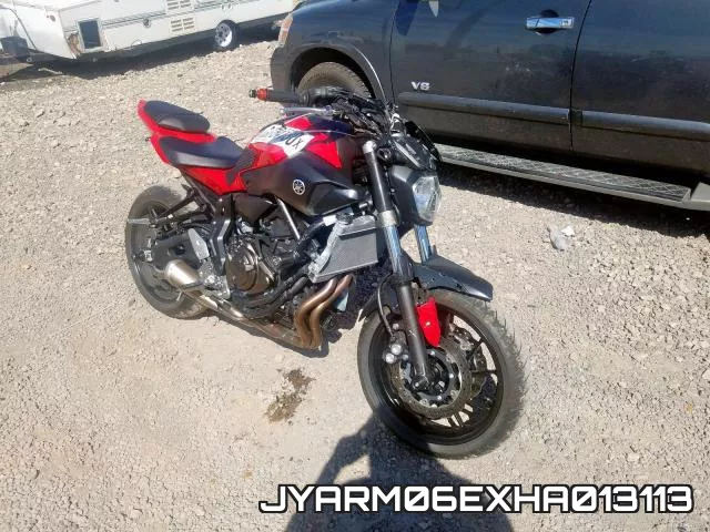 JYARM06EXHA013113 2017 Yamaha FZ07