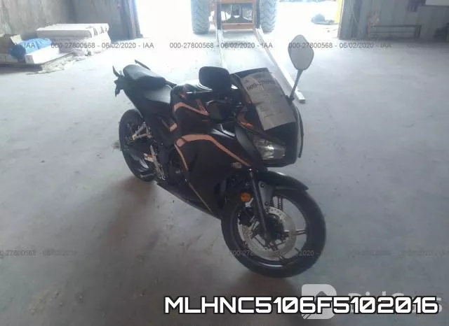 MLHNC5106F5102016 2015 Honda CBR300, R