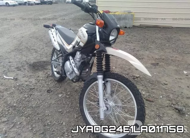 JYADG24E1LA011758 2020 Yamaha XT250