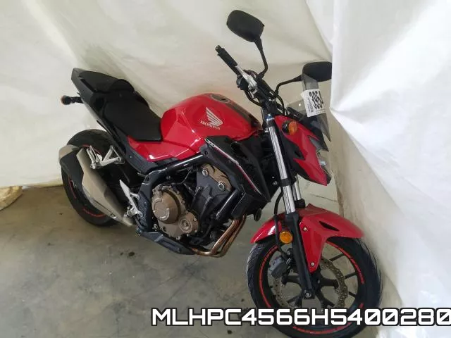 MLHPC4566H5400280 2017 Honda CB500, F