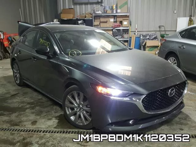 JM1BPBDM1K1120352 2019 Mazda 3, Preferred