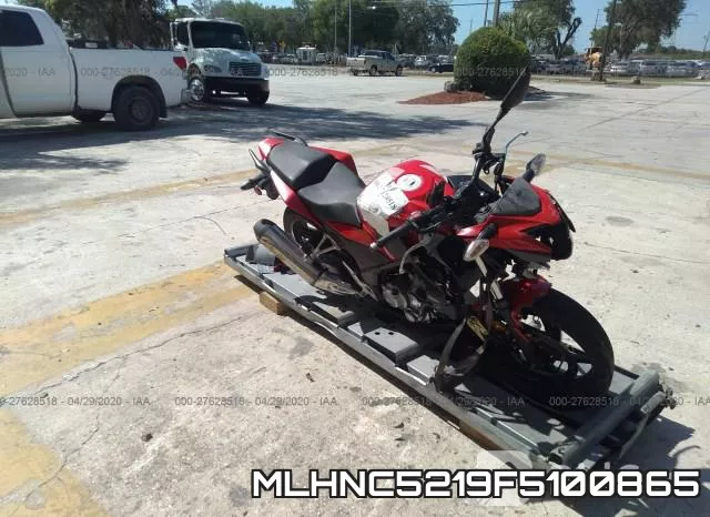 MLHNC5219F5100865 2015 Honda CB300, F