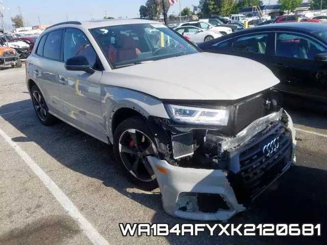 WA1B4AFYXK2120681 2019 Audi SQ5, Premium Plus