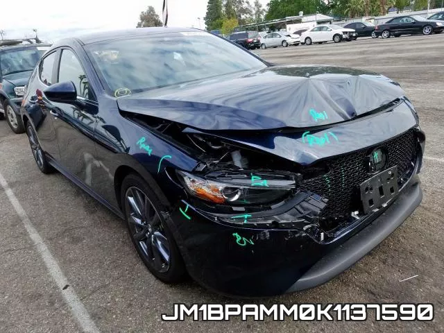 JM1BPAMM0K1137590 2019 Mazda 3, Preferred