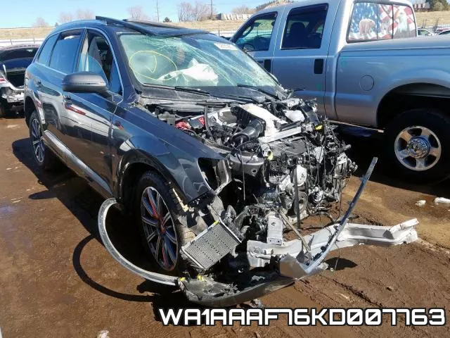 WA1AAAF76KD007763 2019 Audi Q7, Premium
