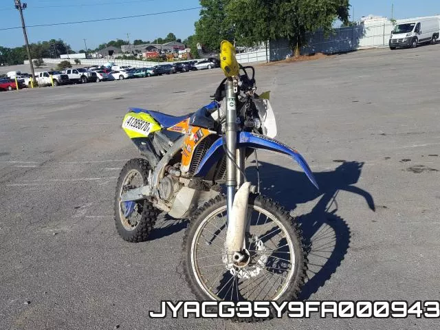 JYACG35Y9FA000943 2015 Yamaha WR250, F