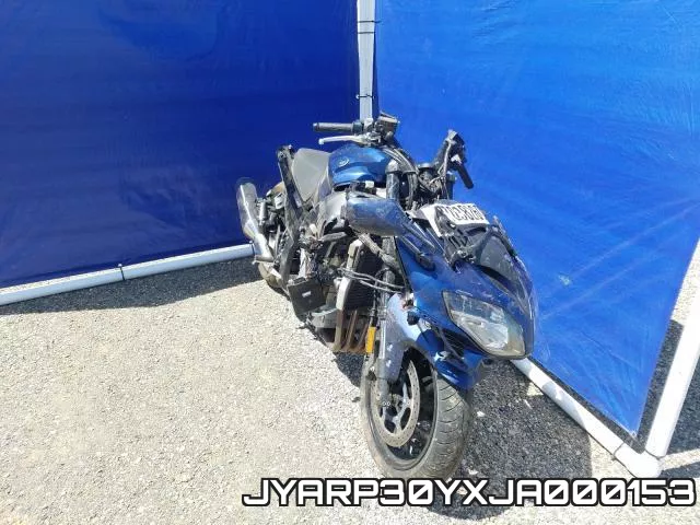 JYARP30YXJA000153 2018 Yamaha FJR1300, Aec
