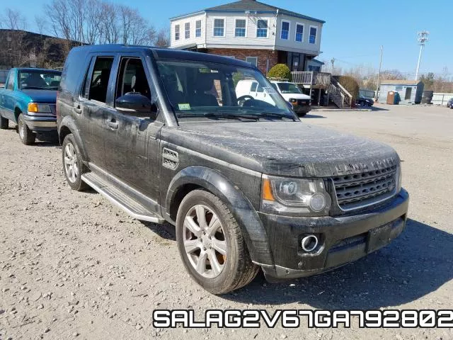 SALAG2V67GA792802 2016 Land Rover LR4, Hse