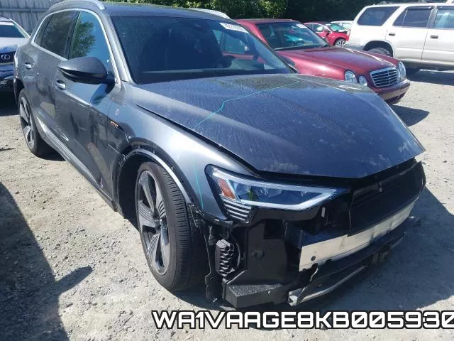 WA1VAAGE8KB005930 2019 Audi E-Tron, Prestige
