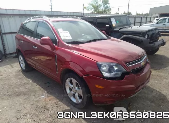 3GNAL3EK0FS530825 2015 Chevrolet Captiva, LT