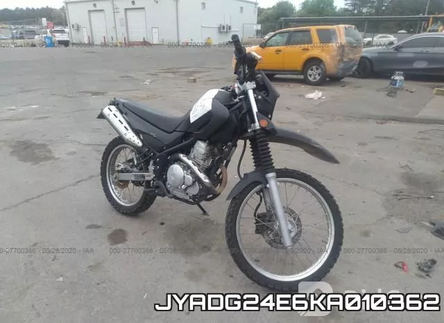 JYADG24E6KA010362 2019 Yamaha XT250