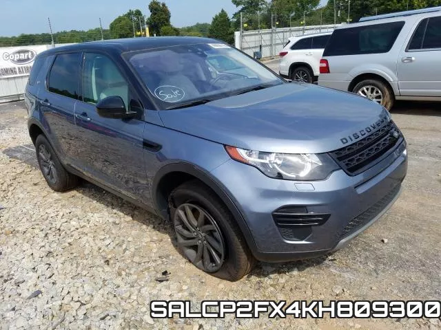 SALCP2FX4KH809300 2019 Land Rover Discovery, SE