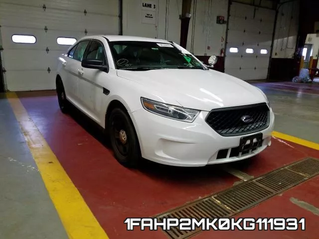 1FAHP2MK0KG111931 2019 Ford Taurus, Police Interceptor