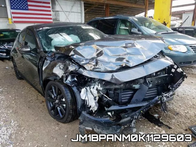 JM1BPANM0K1129603 2019 Mazda 3, Premium