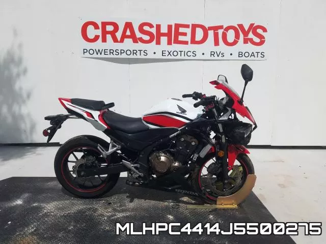 MLHPC4414J5500275 2018 Honda CBR500, R