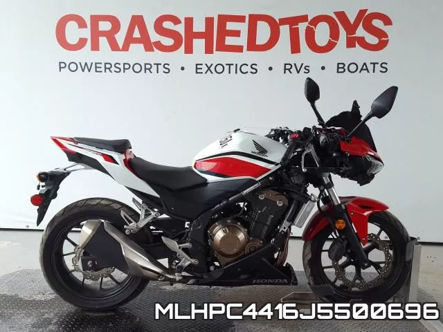 MLHPC4416J5500696 2018 Honda CBR500, R