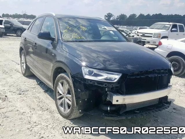 WA1BCCFS0JR022520 2018 Audi Q3, Premium