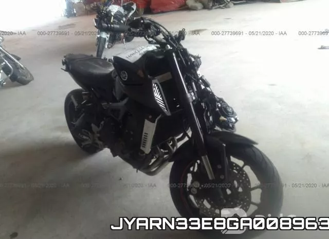 JYARN33E8GA008963 2016 Yamaha FZ09
