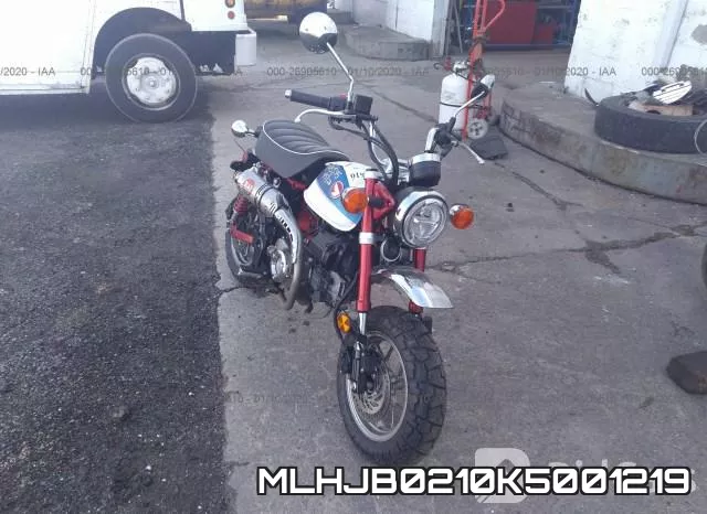 MLHJB0210K5001219 2019 Honda Z125, M