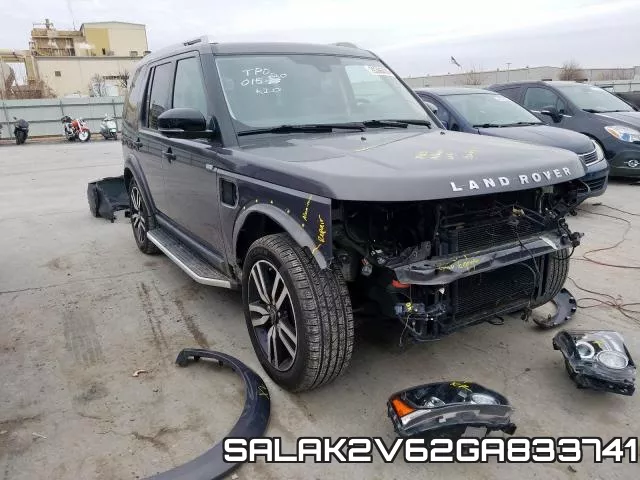 SALAK2V62GA833741 2016 Land Rover LR4, Hse Luxury