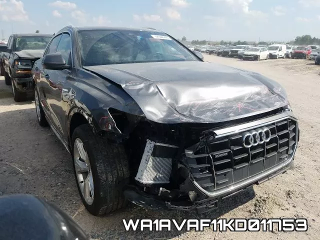 WA1AVAF11KD011753 2019 Audi Q8, Premium