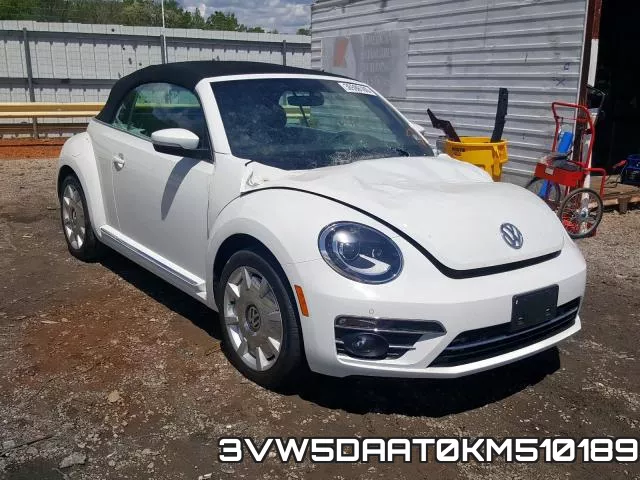 3VW5DAAT0KM510189 2019 Volkswagen Beetle, S