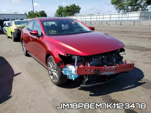 JM1BPBEM7K1123478 2019 Mazda 3, Premium