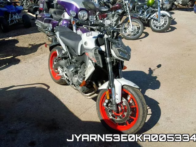 JYARN53E0KA005334 2019 Yamaha MT09