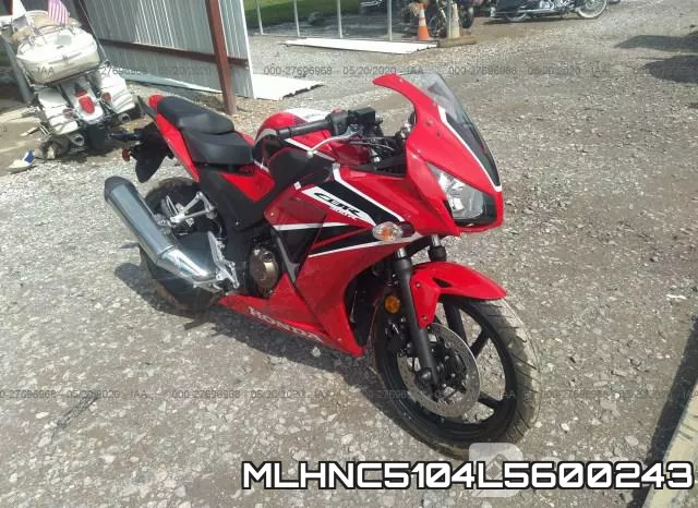 MLHNC5104L5600243 2020 Honda CBR300, R