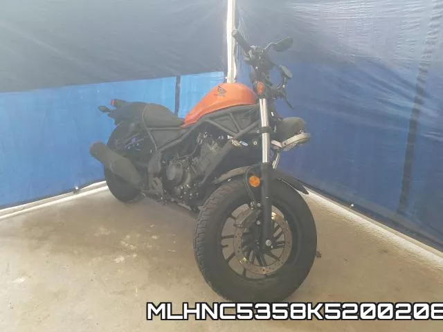 MLHNC5358K5200208 2019 Honda CMX300, A
