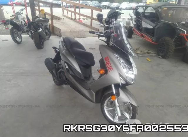 RKRSG30Y6FA002553 2015 Yamaha XC155