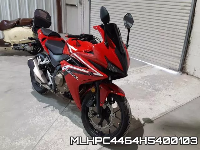 MLHPC4464H5400103 2017 Honda CBR500, R