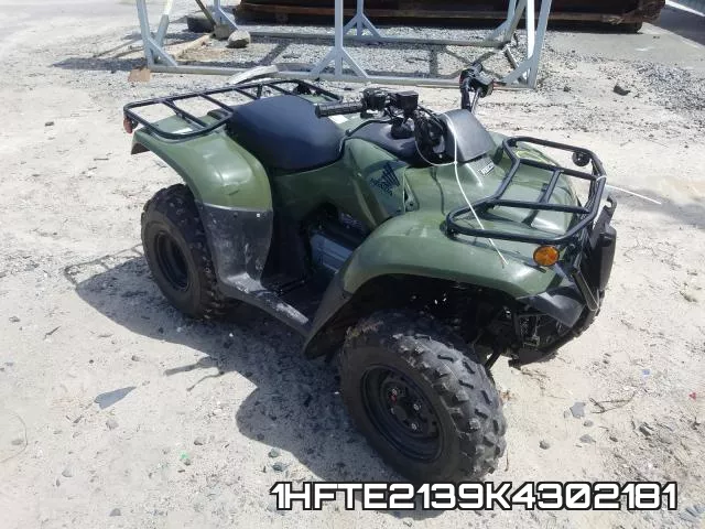 1HFTE2139K4302181 2019 Honda TRX250, TM