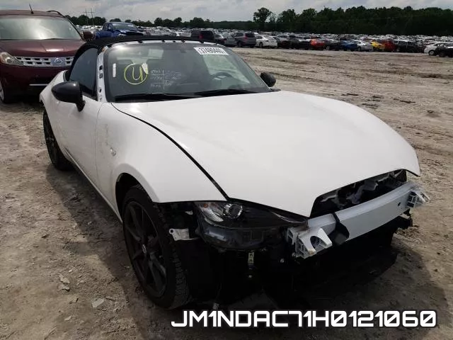 JM1NDAC71H0121060 2017 Mazda MX-5, Club