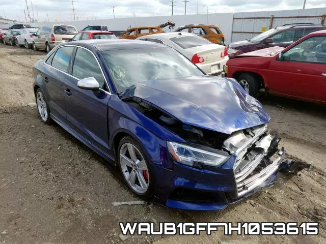 WAUB1GFF7H1053615 2017 Audi S3, Premium Plus