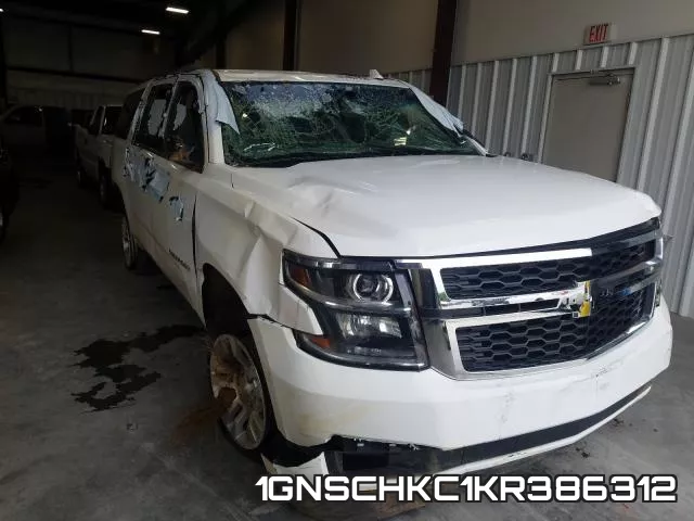 1GNSCHKC1KR386312 2019 Chevrolet Suburban, C1500 Lt