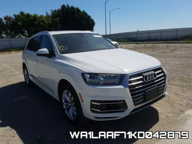 WA1LAAF71KD042879 2019 Audi Q7, Premium Plus