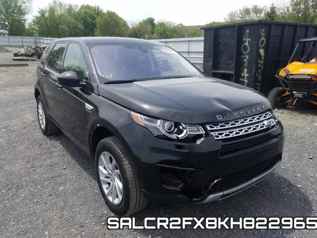 SALCR2FX8KH822965 2019 Land Rover Discovery, Hse