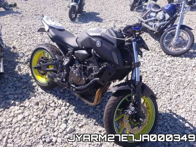 JYARM27E7JA000349 2018 Yamaha MT07