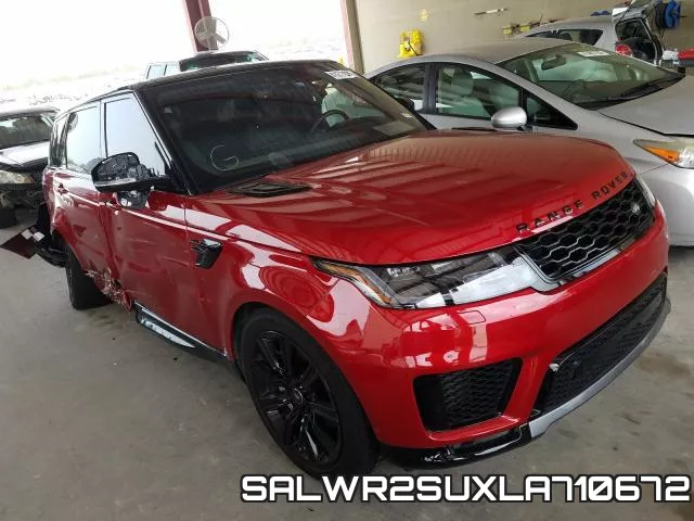SALWR2SUXLA710672 2020 Land Rover Range Rover,  Hse