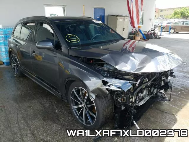WA1LXAF7XLD002378 2020 Audi Q7, Premium Plus